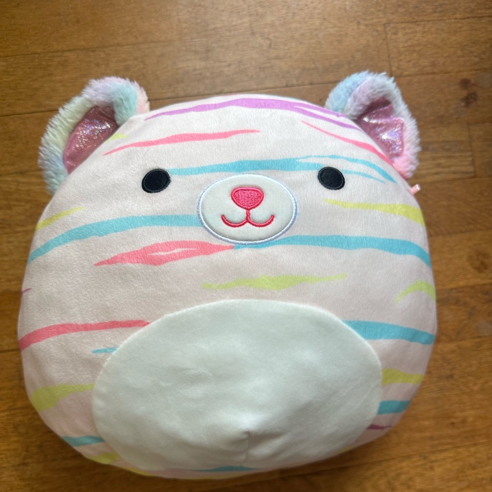 Attosa the Rainbow Striped Tiger 12in Squishmallow